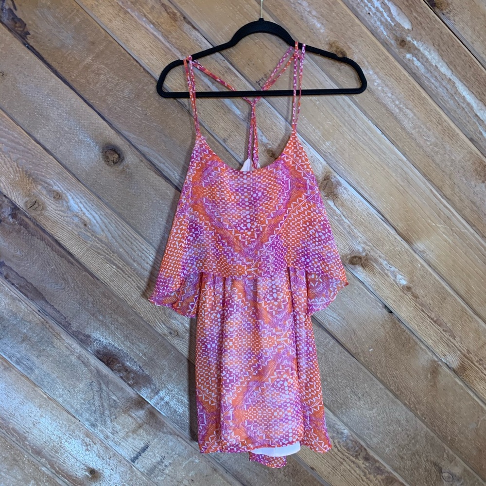 Pink Patterned Dress